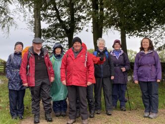 No wide-angle lens needed today with a large group of 10