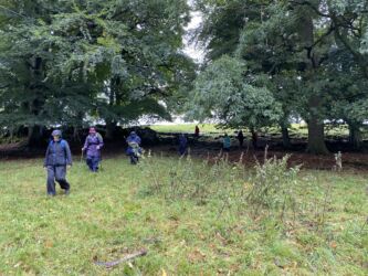 Leaving the view and heading towards Beetham