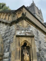 One of the many gargoyles